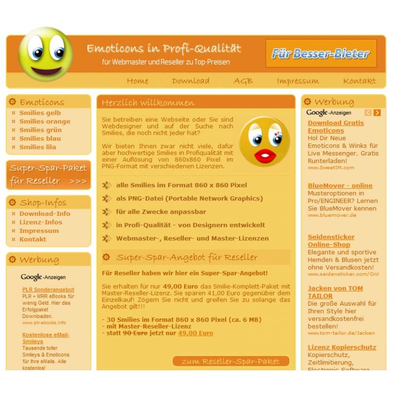 Smilie Emoticon Shop Smilie Emoticon Shop